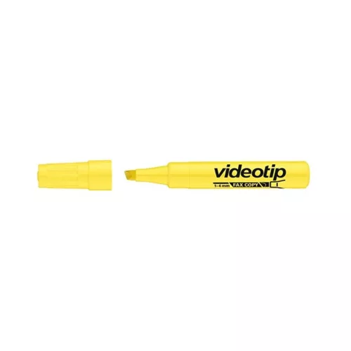 Text highlighter ICO Videotip yellow 1-4mm