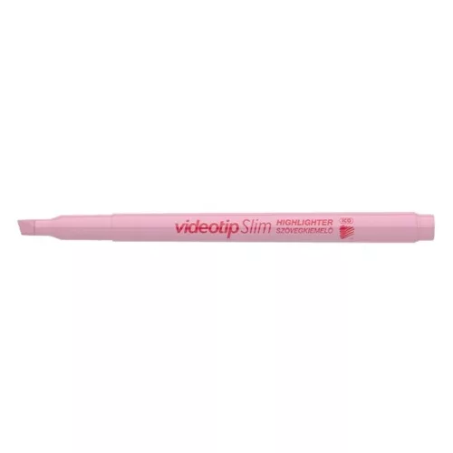 Text highlighter ICO Videotip slim pastel pink