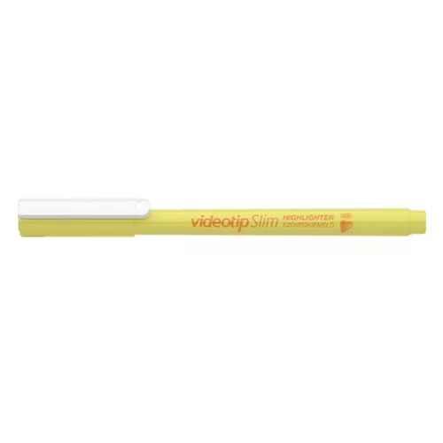 Text highlighter ICO Videotip slim pastel yellow