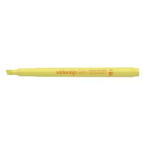 Text highlighter ICO Videotip slim pastel yellow