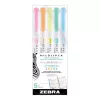 Double-ended text highlighter ZEBRA Mildliner fluorescent 1.4-4.0 mm 5 pieces