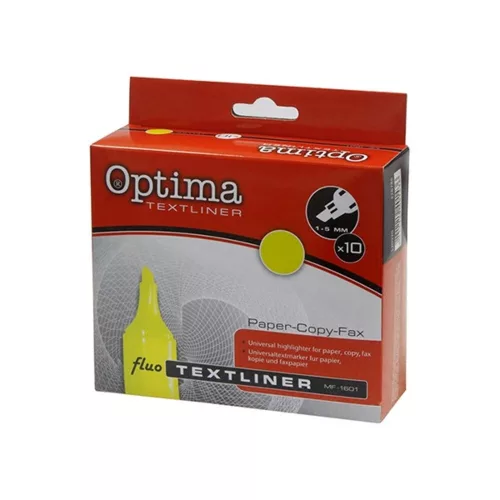 Text highlighter OPTIMA yellow