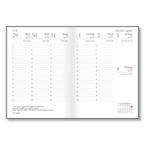 Teacher's pocket book PD CALENDAR paper cover A/5 Circle 2025-2026