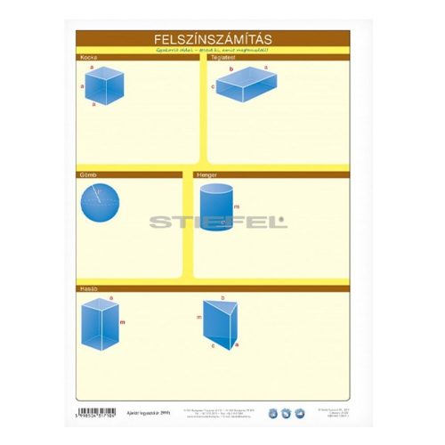 Student worksheet STIEFEL A/4 surface calculation
