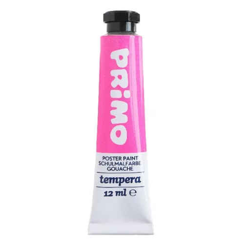 Tempera PRIMO 12 ml 4 neon + 8 metallic 12 colors/set