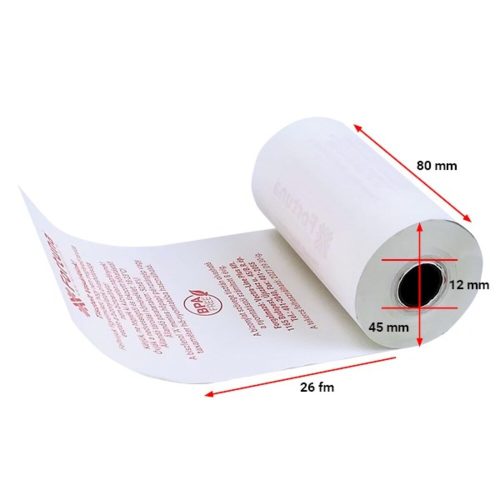 Thermo roll FORTUNA 80x45mm/12 26 fm BPA free