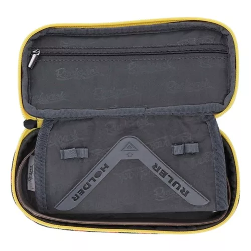 Pen holder RUCKSACK with flap Neon dots