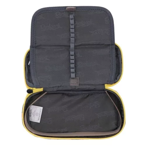 Pen holder RUCKSACK with flap Neon dots