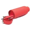 Pen holder STREET rounded silicone garden red