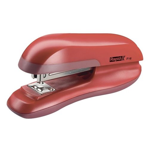 Stapler RAPID F16 desktop 20 sheets 24/6 cherry red