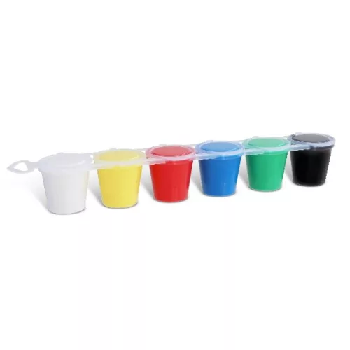 Finger paint PRIMO jar 40 ml 6 colors/set