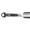 Universal cutting knife WEDO 18 mm safety 13.6 cm metal body rubber handle with metal rail with gray short blade