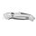 Universal cutting knife WEDO 18 mm safety 16.5 cm metal body rubber handle with metal rail ceramic spare blade