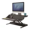 Sitting/standing workstation FELLOWES Lotus black