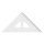Ruler KOH-I-NOOR 744150 triangle transparent 45°/177