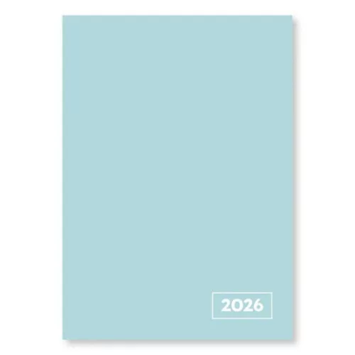 Pocket calendar VECTRALINE A/7 vertical white flat mixed pattern 2026.