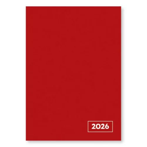 Pocket calendar VECTRALINE A/7 vertical white flat mixed pattern 2026.