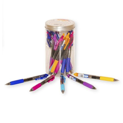 Gel pen NEBULO 0.5 mm in mixed colors blue writing color