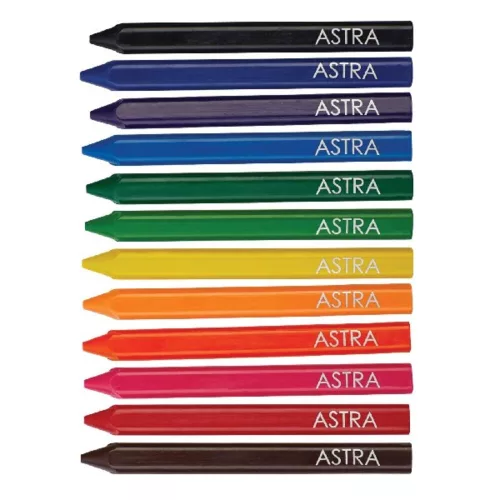 Chalk ASTRA triangular pointed 12 colors