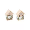 Wooden insect hotel for butterflies/bees