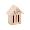 Wooden insect hotel for butterflies/bees