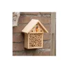 Wooden insect hotel for butterflies/bees