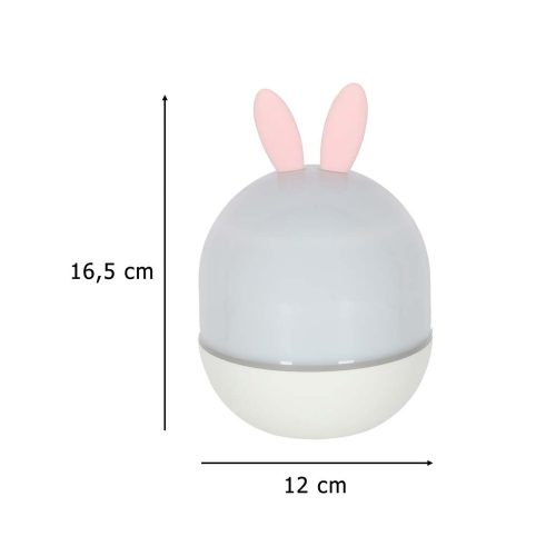 LED star projector night light USB rotatable 6 motifs remote control rabbit