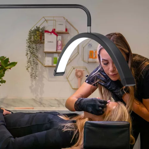 LED cosmetic lamp for eyelash extensions arch