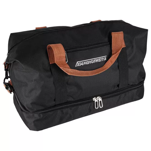 Sports travel bag hand luggage black