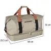 Sports travel bag hand luggage beige