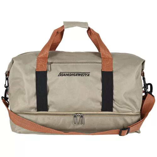 Sports travel bag hand luggage beige