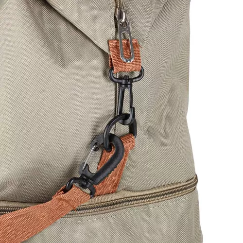 Sports travel bag hand luggage beige