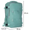 Cabin airline travel backpack green