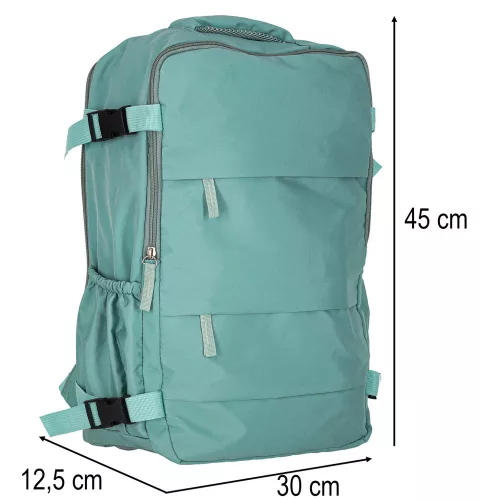 Cabin airline travel backpack green