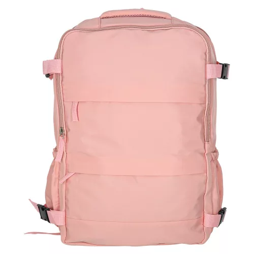Cabin travel backpack for aeroplane pink
