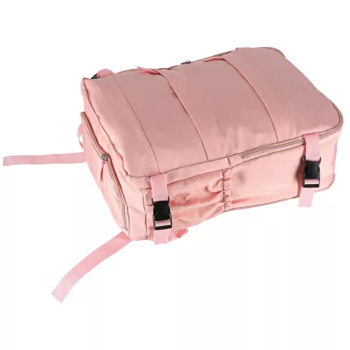 Cabin travel backpack for aeroplane pink