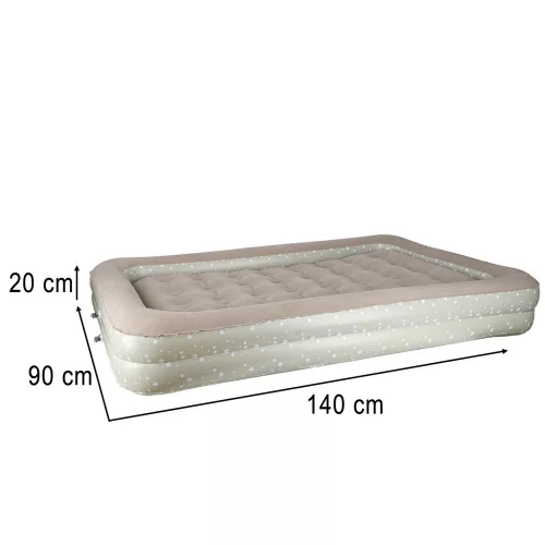 Inflatable mattress children's sleeping bed pump