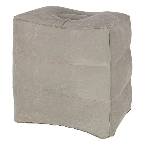 Tourist inflatable footrest grey