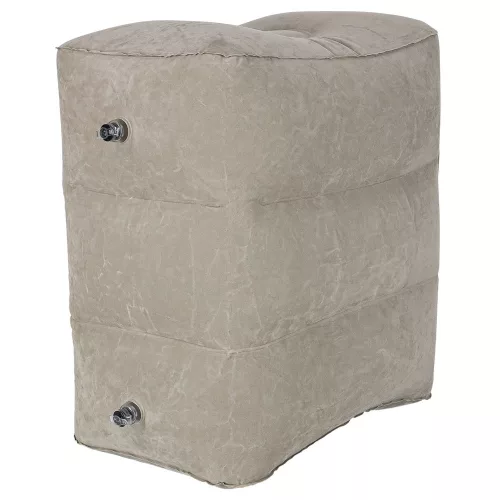 Tourist inflatable footrest grey