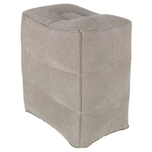 Tourist inflatable footrest grey