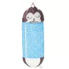 Children's hiking sleeping bag 135x50cm blue