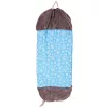 Children's hiking sleeping bag 135x50cm blue