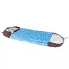Children's hiking sleeping bag 135x50cm blue
