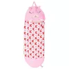 Children's hiking sleeping bag 135x50cm pink