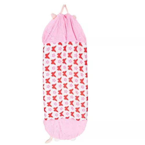 Children's hiking sleeping bag 135x50cm pink