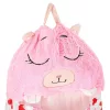 Children's hiking sleeping bag 135x50cm pink