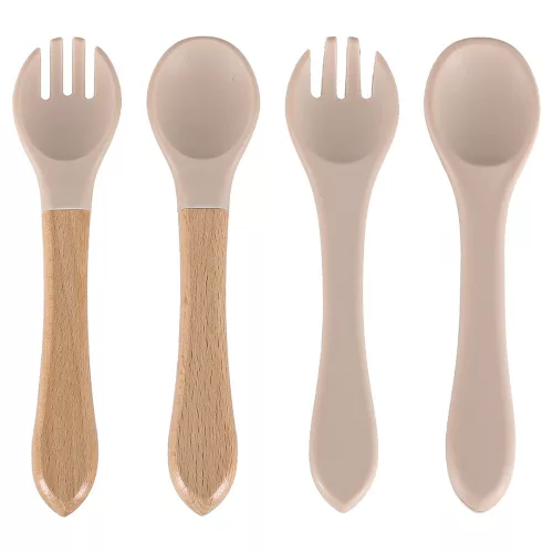 Silicone children's dishes crab zest 9el beige