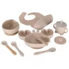 Silicone children's dishes crab zest 9el beige