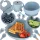 Children's silicone utensils crab zest 9el niebi