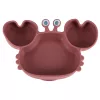 Silicone children's dishes crab zest 9el c pink